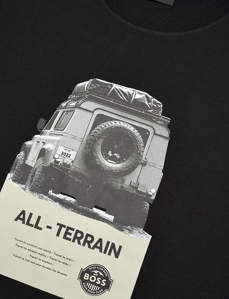 BOSS - Te_Wagon - kortärmade t-shirts - black - 2