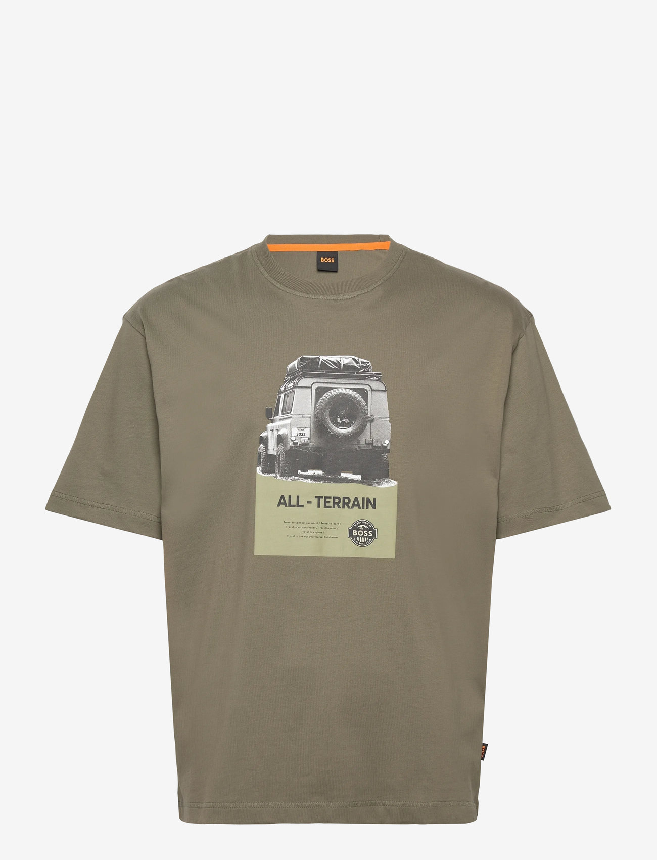 BOSS - Te_Wagon - short-sleeved t-shirts - open green - 0