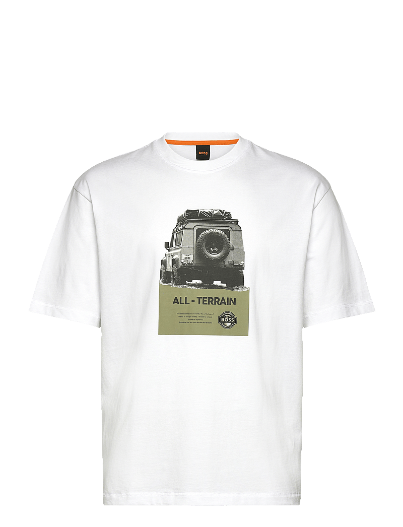 BOSS - Te_Wagon - kortärmade t-shirts - white - 0