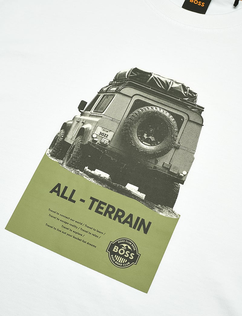 BOSS - Te_Wagon - kortärmade t-shirts - white - 2