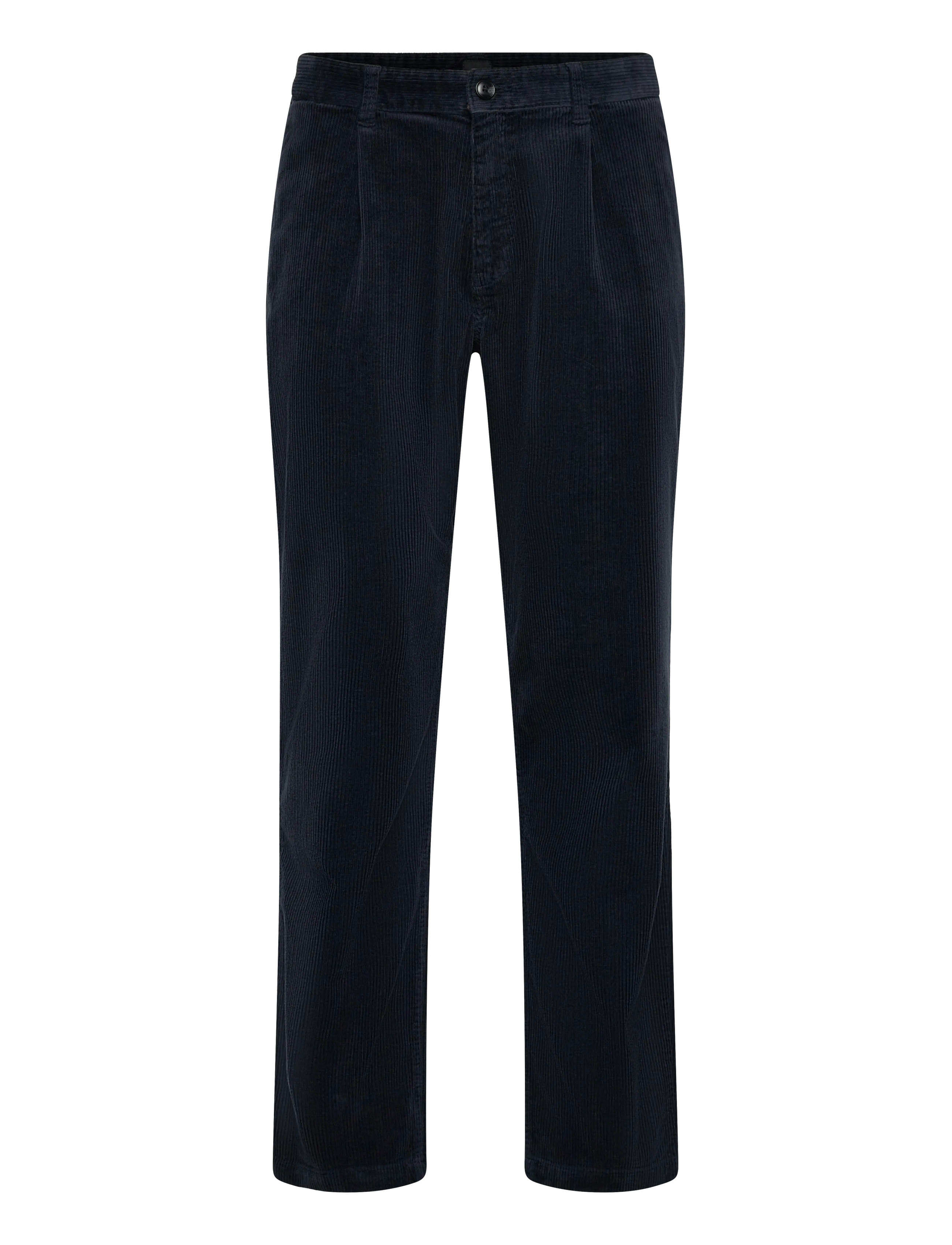 BOSS Chino-Pleated - Kläder - DARK BLUE / navy