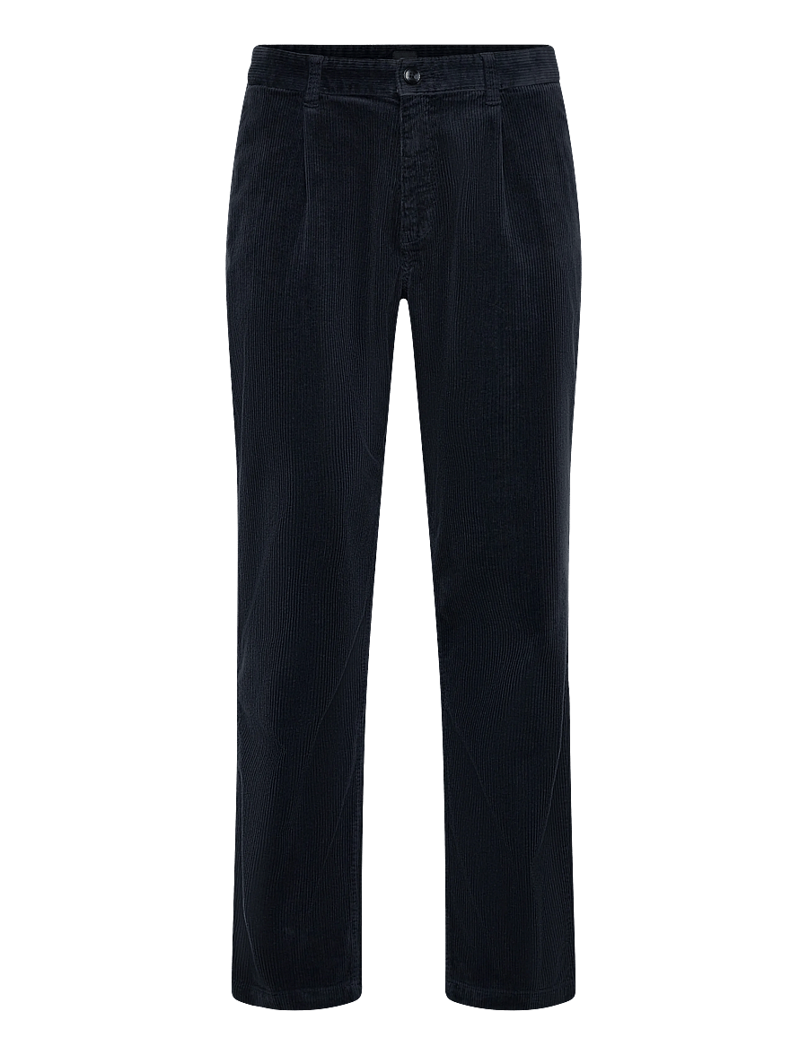 BOSS - Chino-Pleated - casual - dark blue - 0