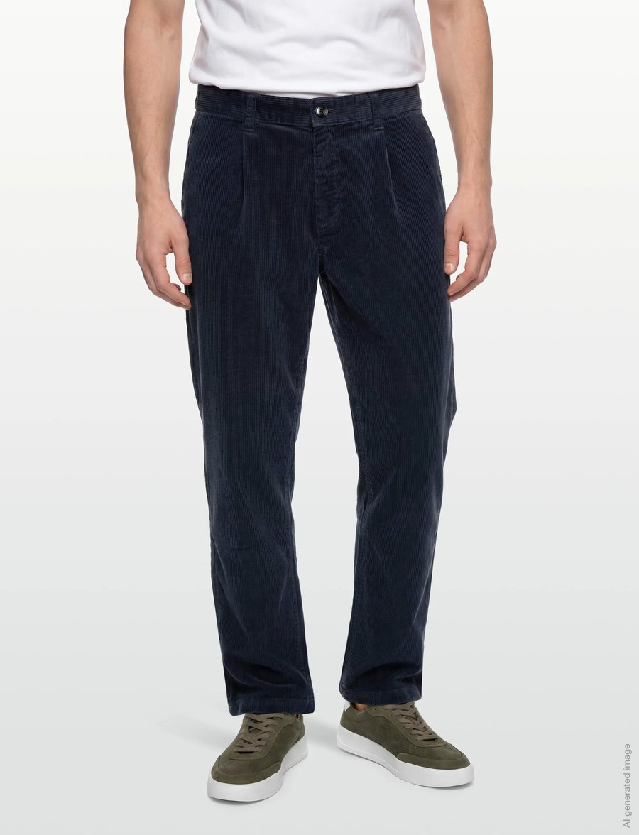 BOSS - Chino-Pleated - freizeithosen - dark blue - 3