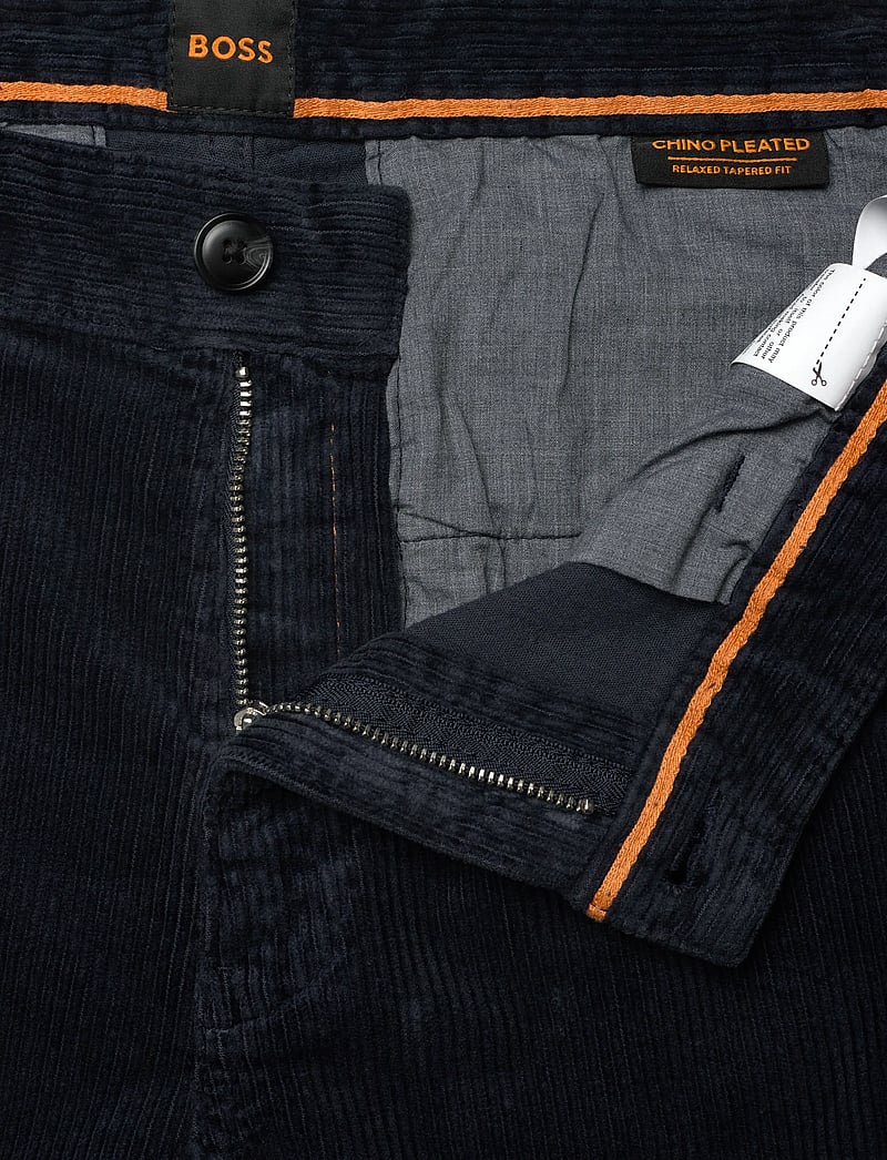 BOSS - Chino-Pleated - vabaaja püksid - dark blue - 3