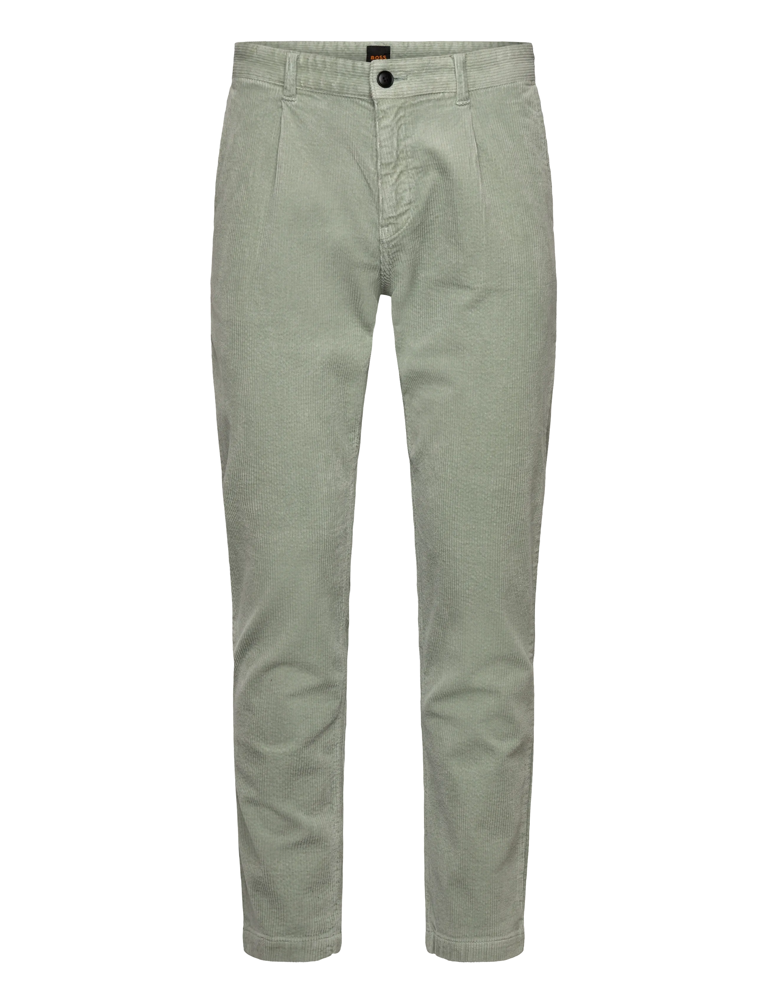 BOSS Chino-Pleated, Mænd, Plisseret Chino, Kakigrøn, Str: 36 x 34