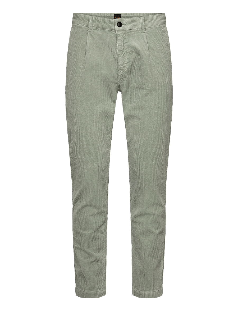 BOSS - Chino-Pleated - casual byxor - open green - 0