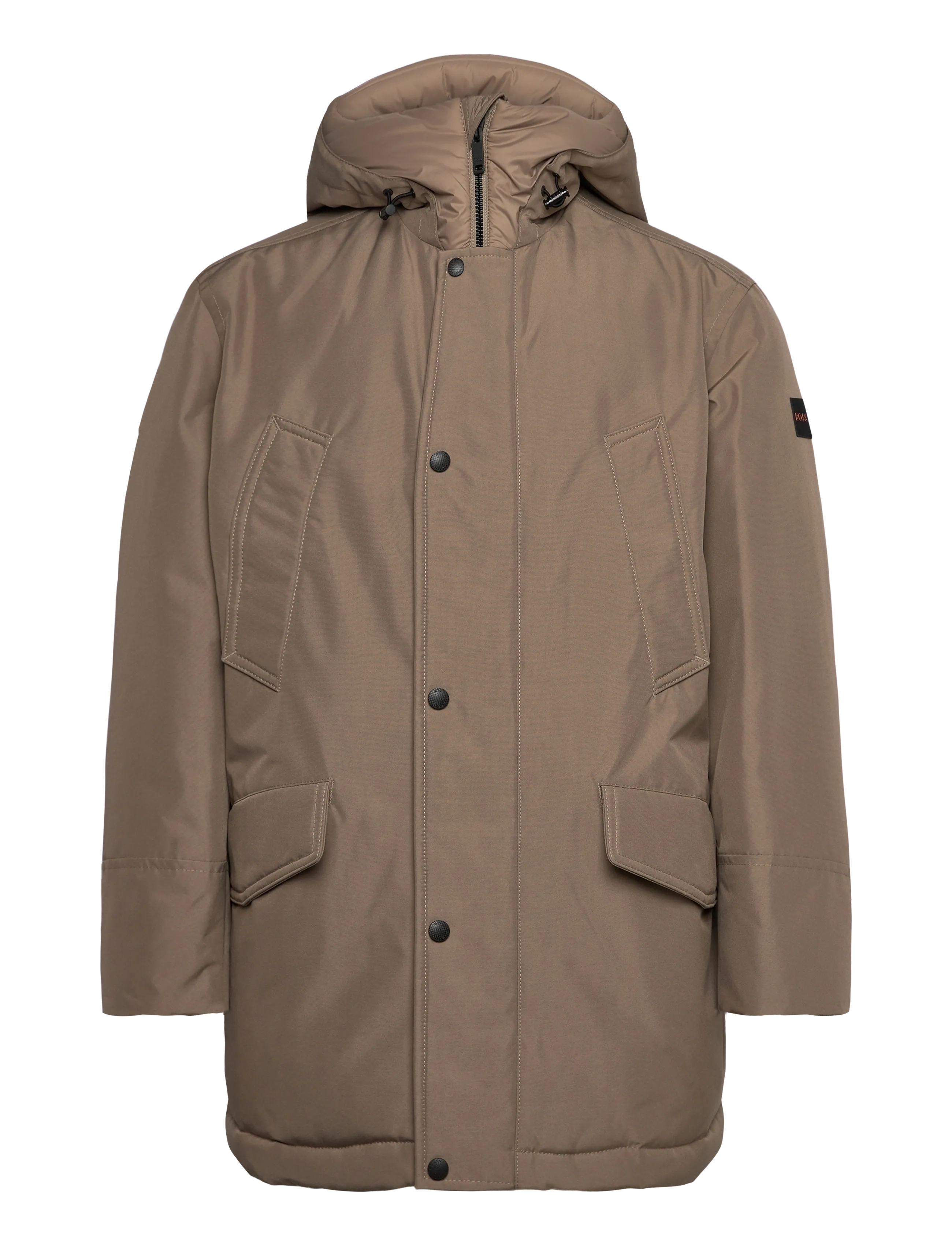 BOSS Osiass1, Mænd, Parka, Beige, Str: 54