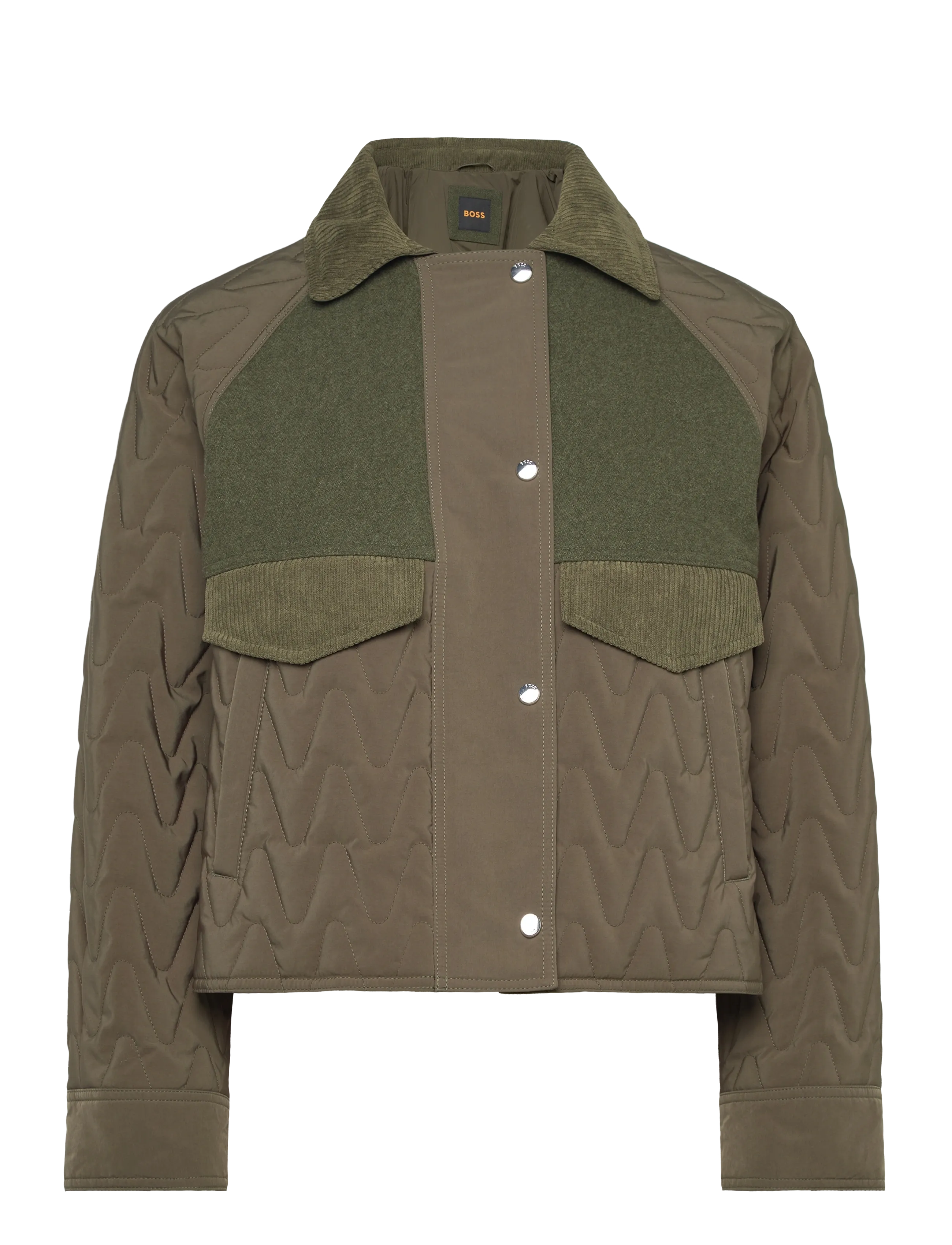 BOSS C_Pabori - Riided - DARK GREEN / green