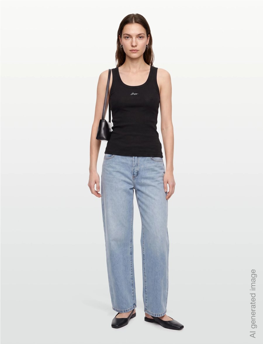 BOSS - C_Ematite_s - varrukateta topid - black - 0