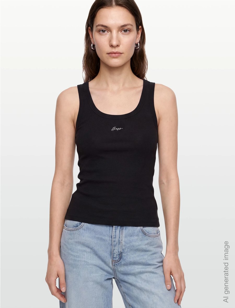 BOSS - C_Ematite_s - varrukateta topid - black - 3