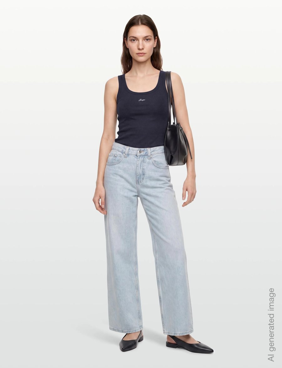 BOSS - C_Ematite_s - linnen - dark blue - 0