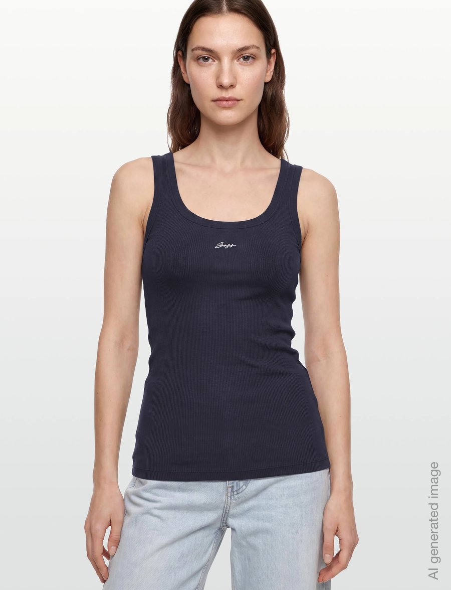 BOSS - C_Ematite_s - linnen - dark blue - 3