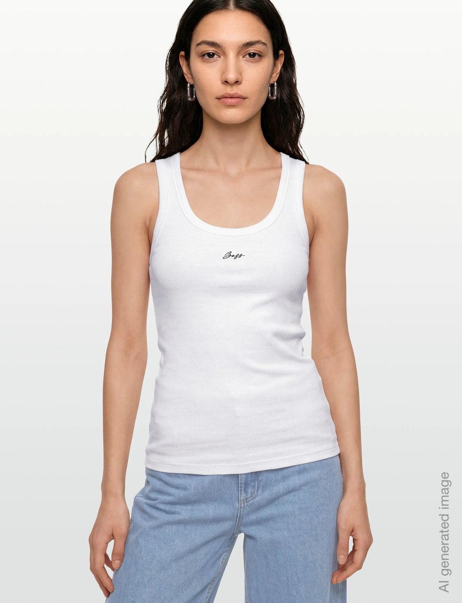 BOSS - C_Ematite_s - Ärmellose tops - white - 3