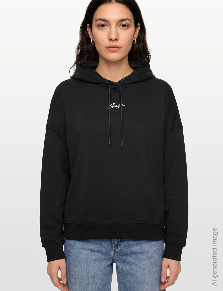 BOSS - C_Ehoody_s - kapuutsiga pusad - black - 3
