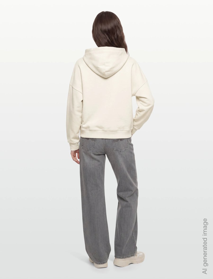 BOSS - C_Ehoody_s - kapuutsiga pusad - open white - 4