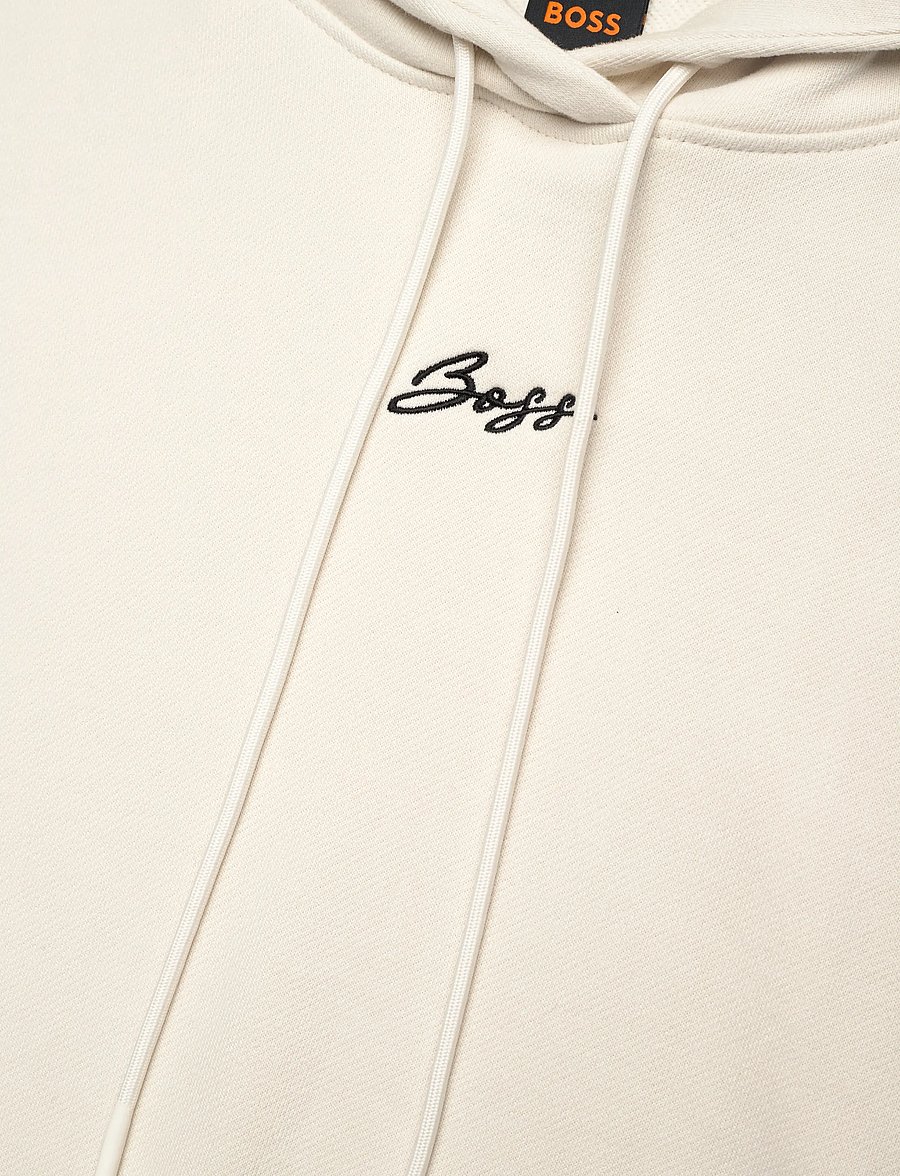 BOSS - C_Ehoody_s - kapuutsiga pusad - open white - 5