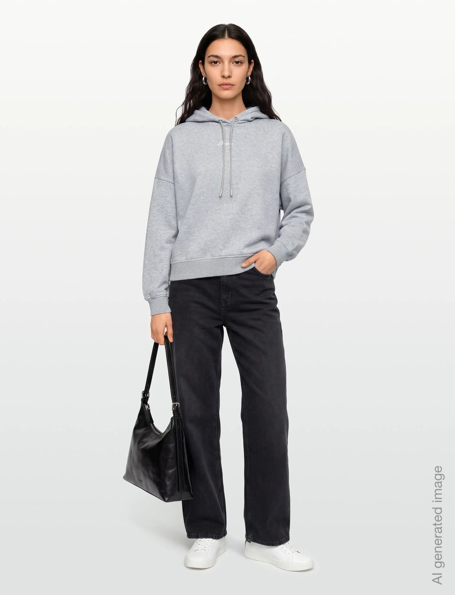 BOSS - C_Ehoody_s - kapuutsiga pusad - silver - 0