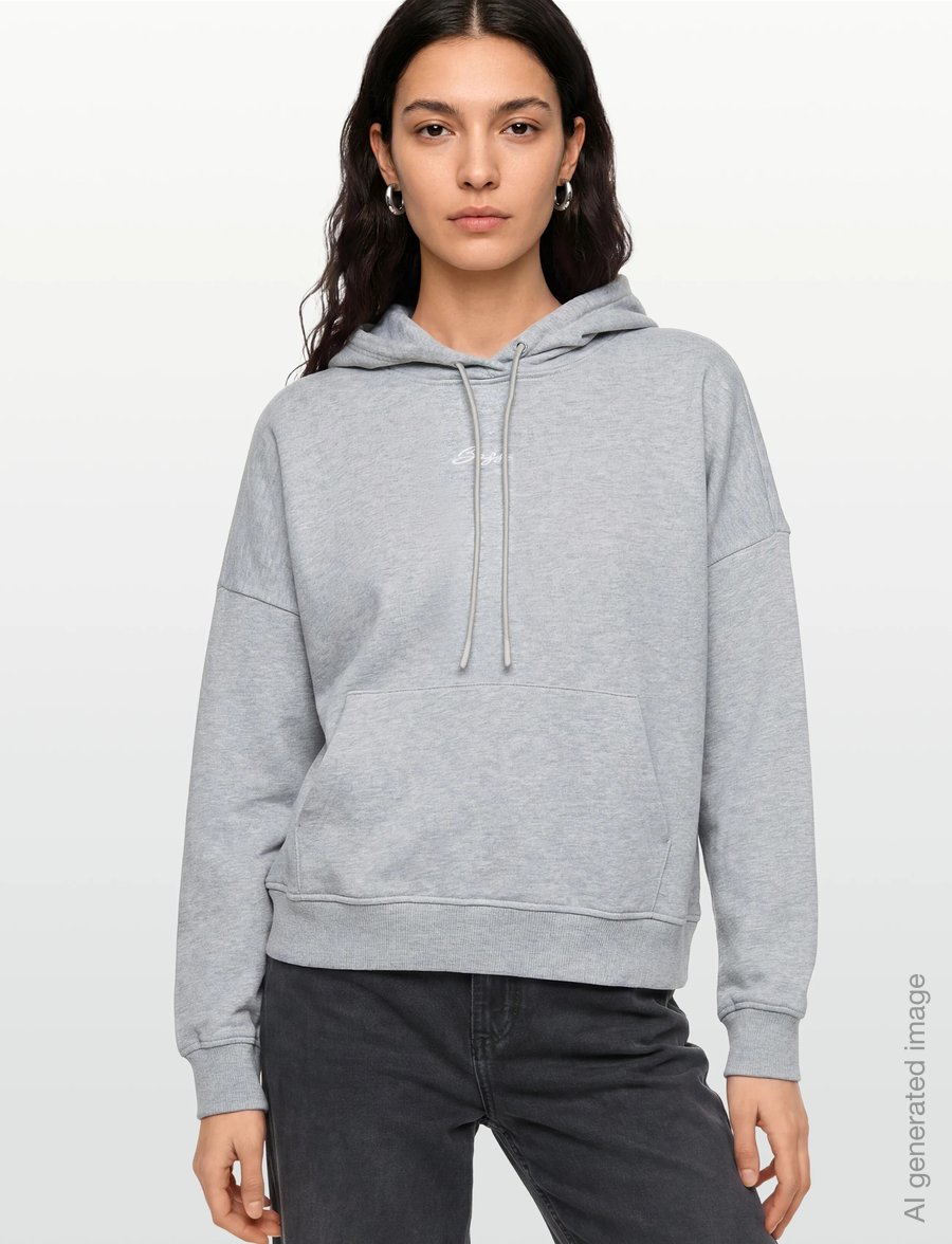 BOSS - C_Ehoody_s - kapuutsiga pusad - silver - 3