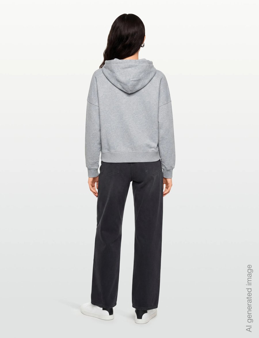 BOSS - C_Ehoody_s - kapuutsiga pusad - silver - 4