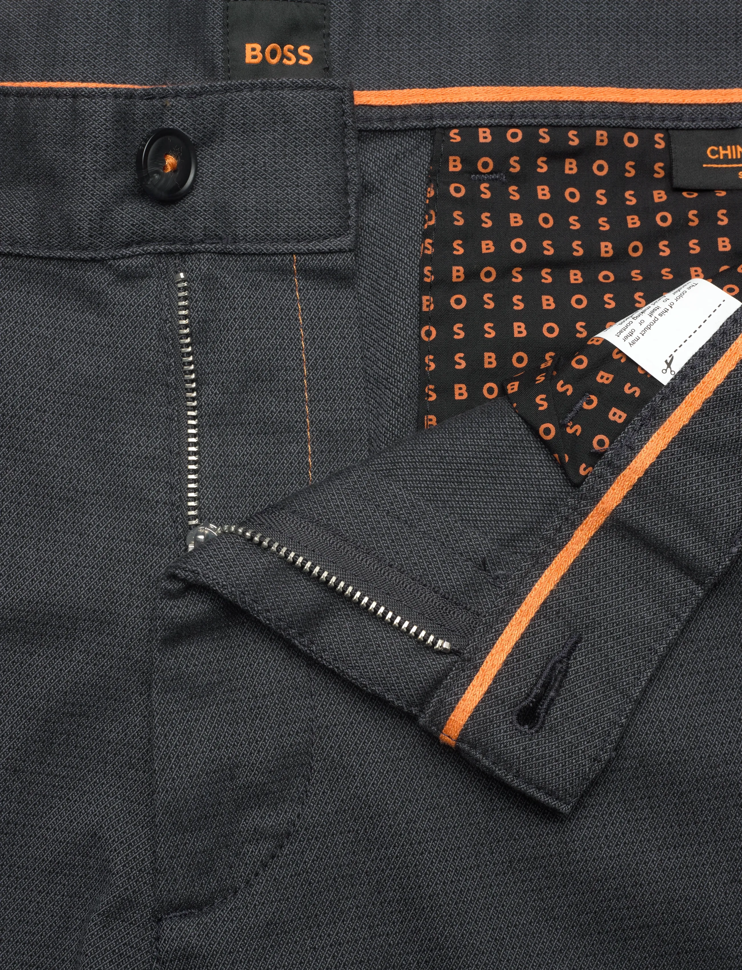 BOSS - Chino_slim - casual trousers - dark blue - 3