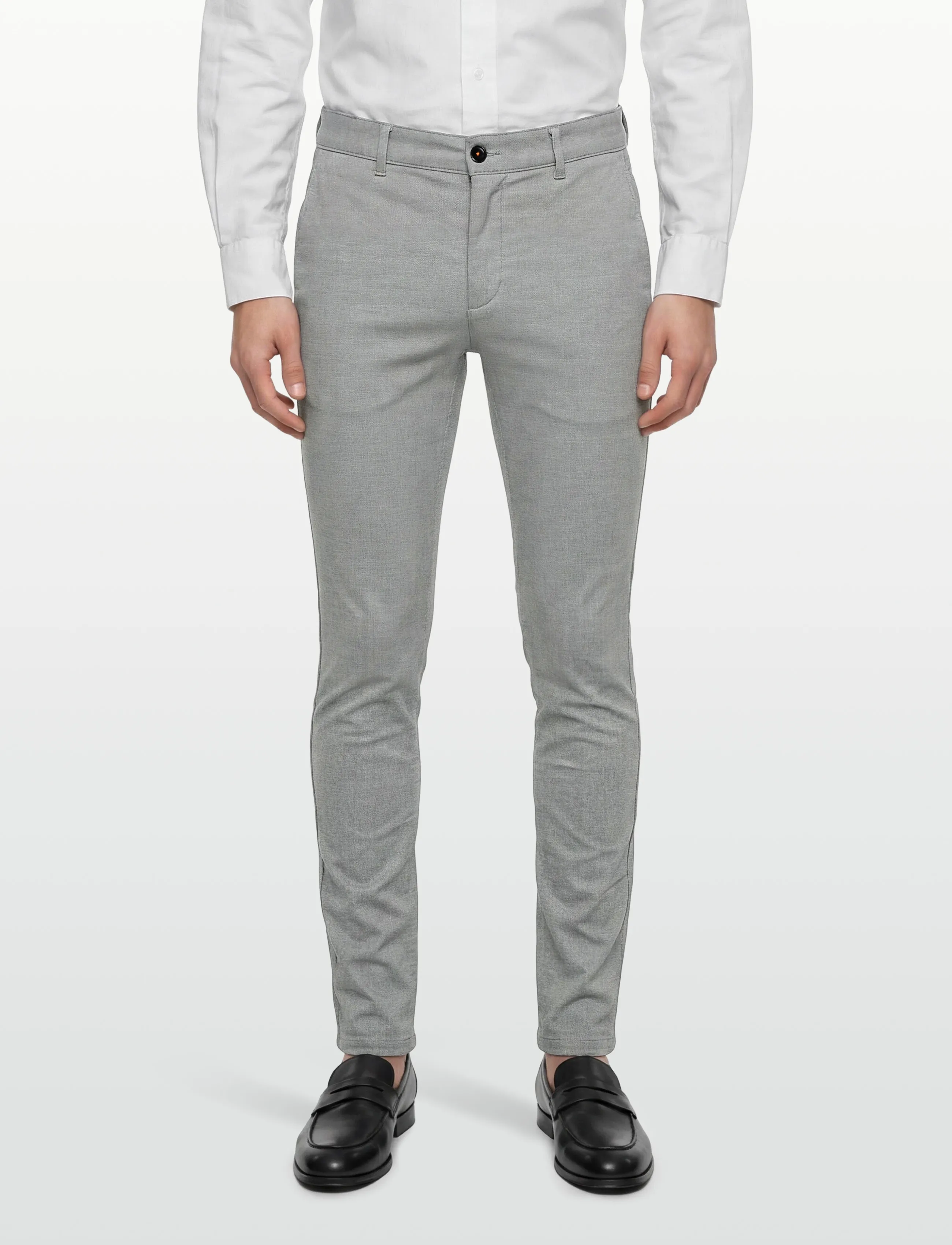 BOSS - Chino_slim - chinos - silver - 3