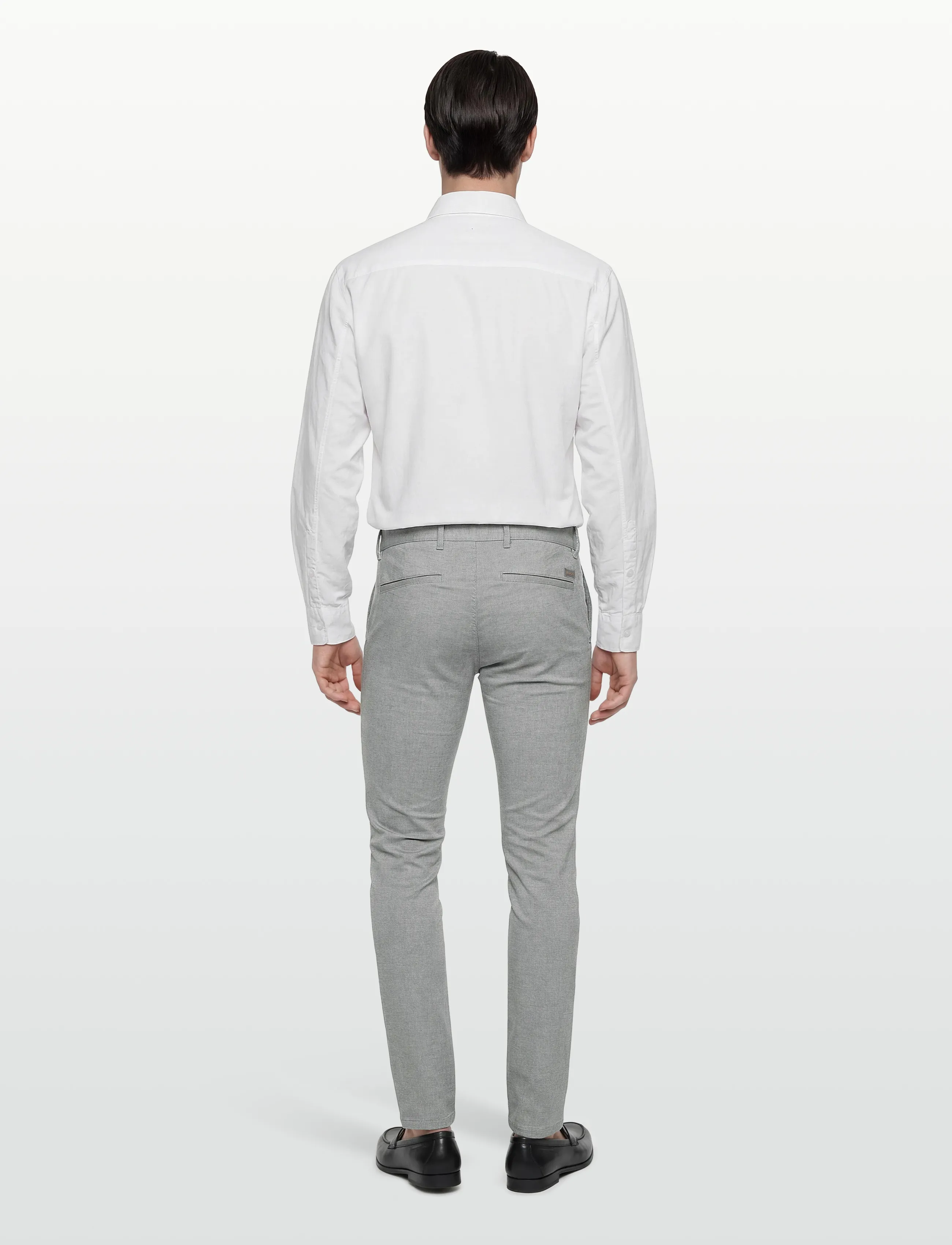 BOSS - Chino_slim - chinos - silver - 4