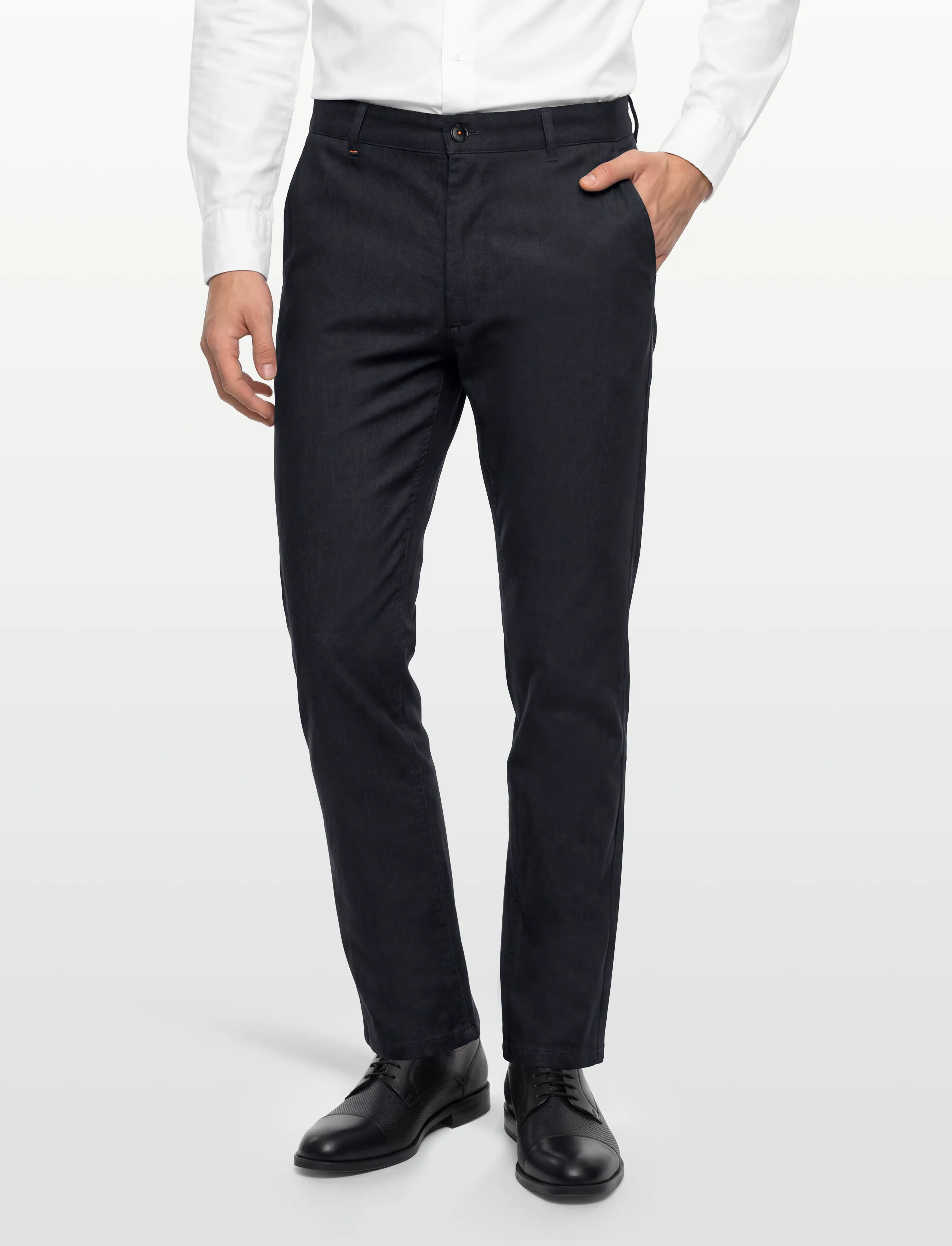 BOSS - Chino_slim - vabaajapüksid - dark blue - 3