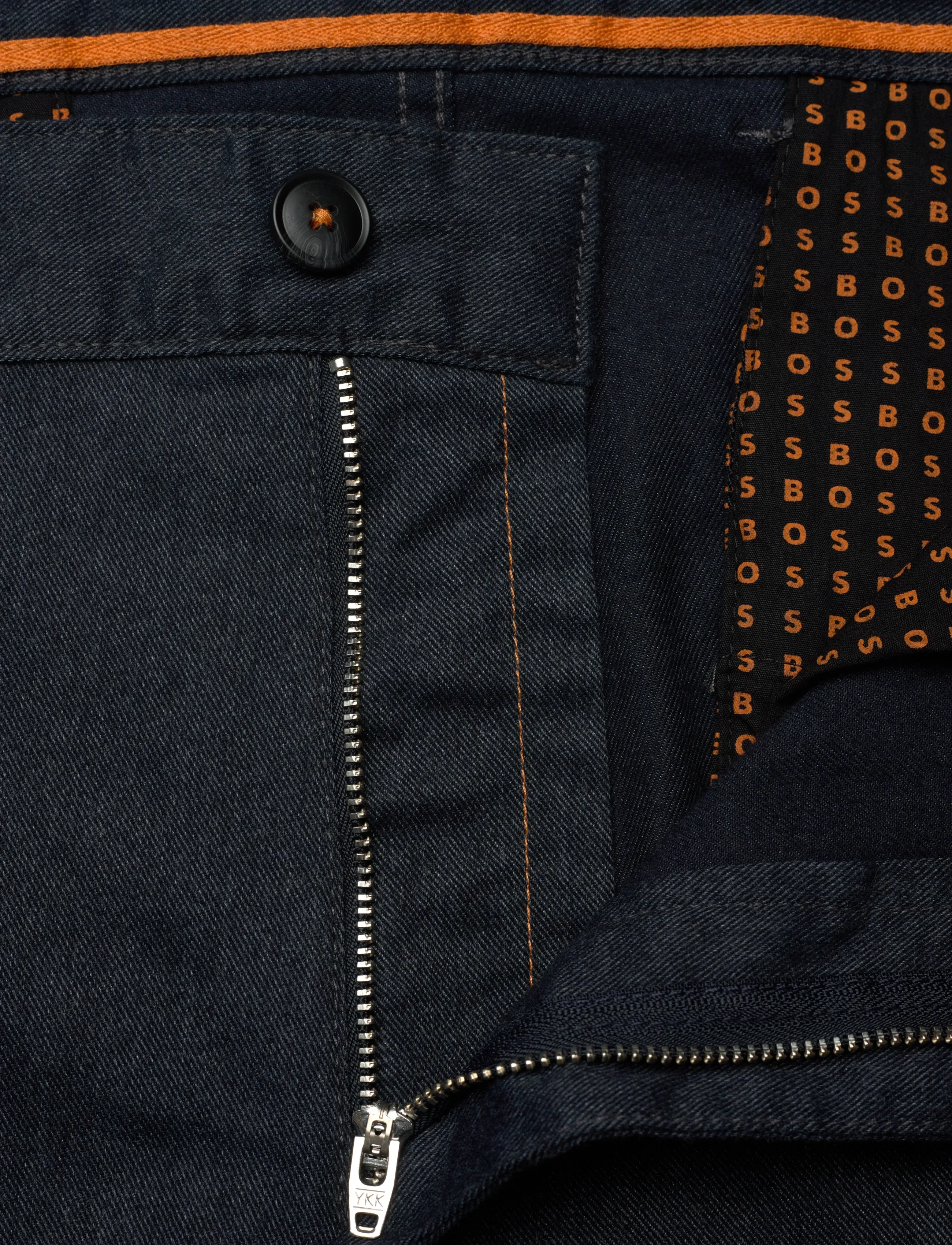 BOSS - Chino_slim - casual byxor - dark blue - 3