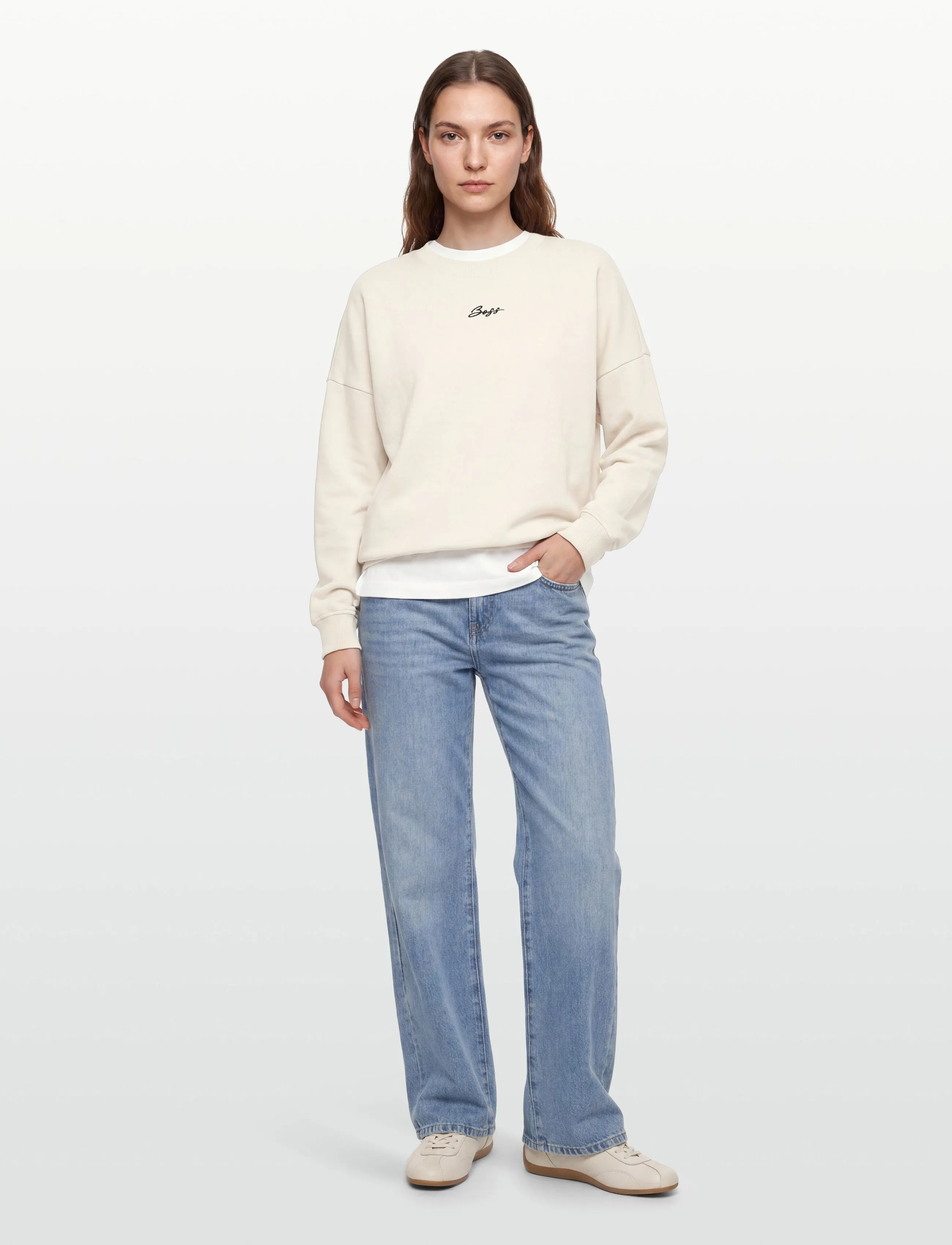 BOSS - C_Esweaty_s - damen - open white - 0