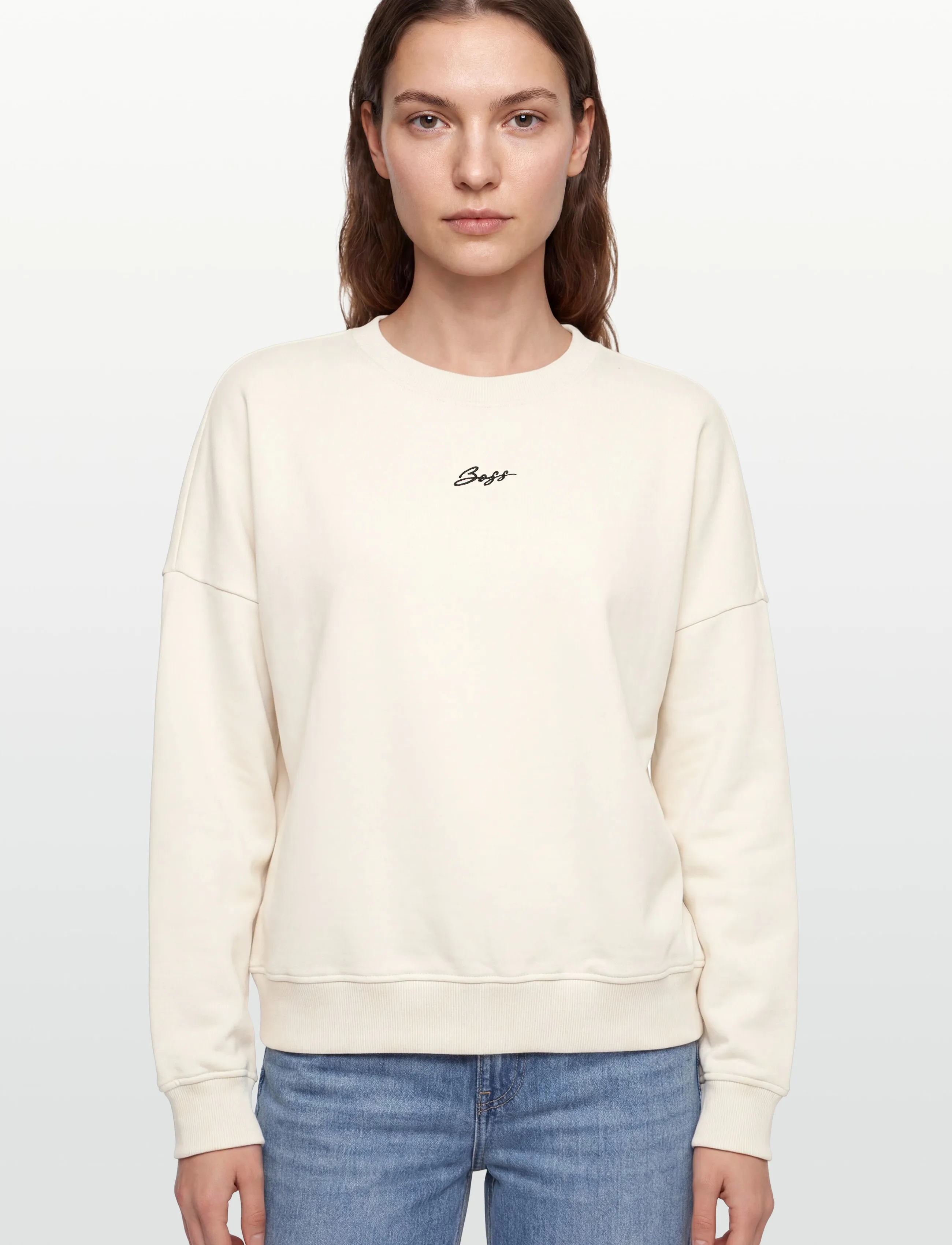 BOSS - C_Esweaty_s - damen - open white - 3