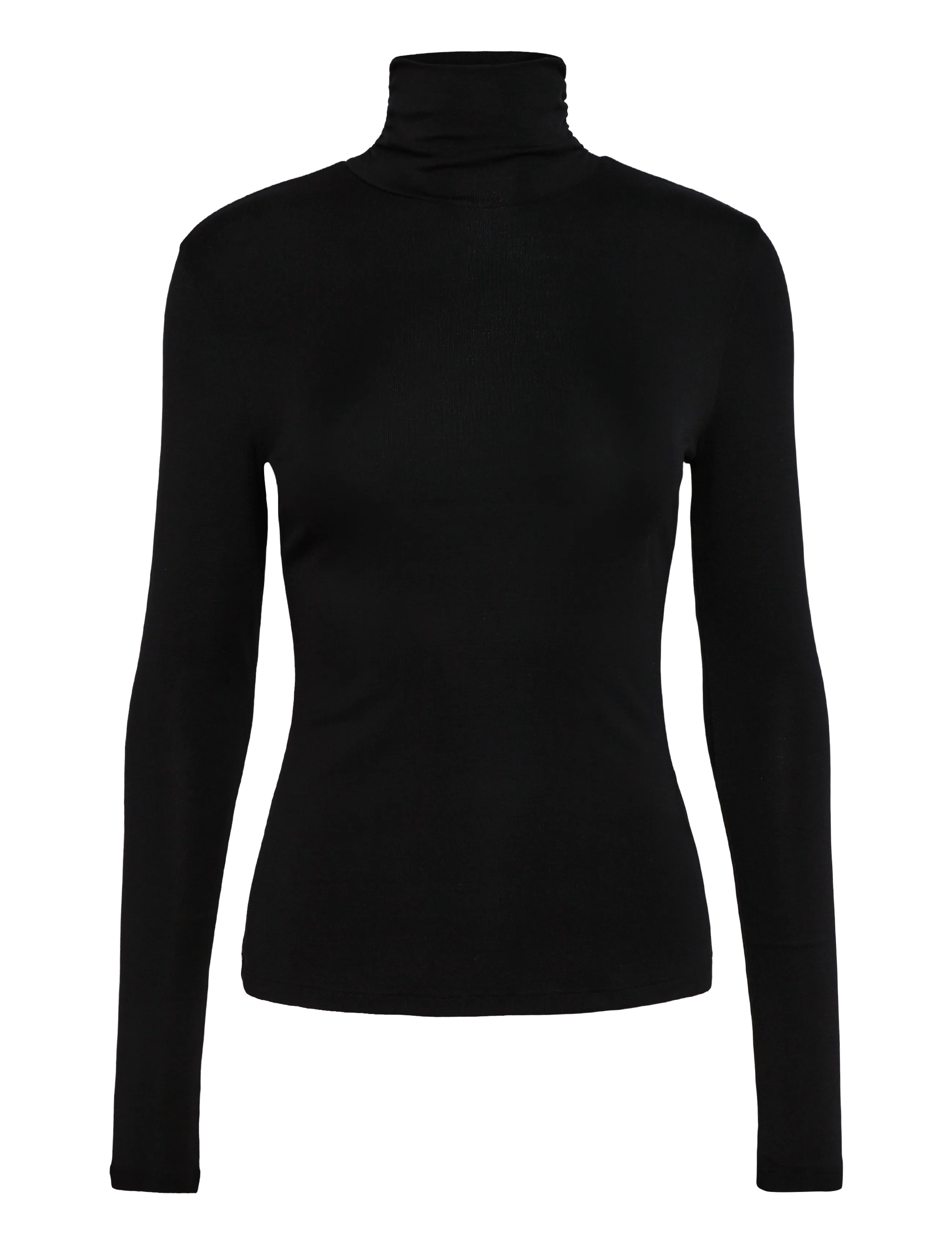 BOSS C_Eliana - Kõrge kaelusega kudumid - BLACK / black