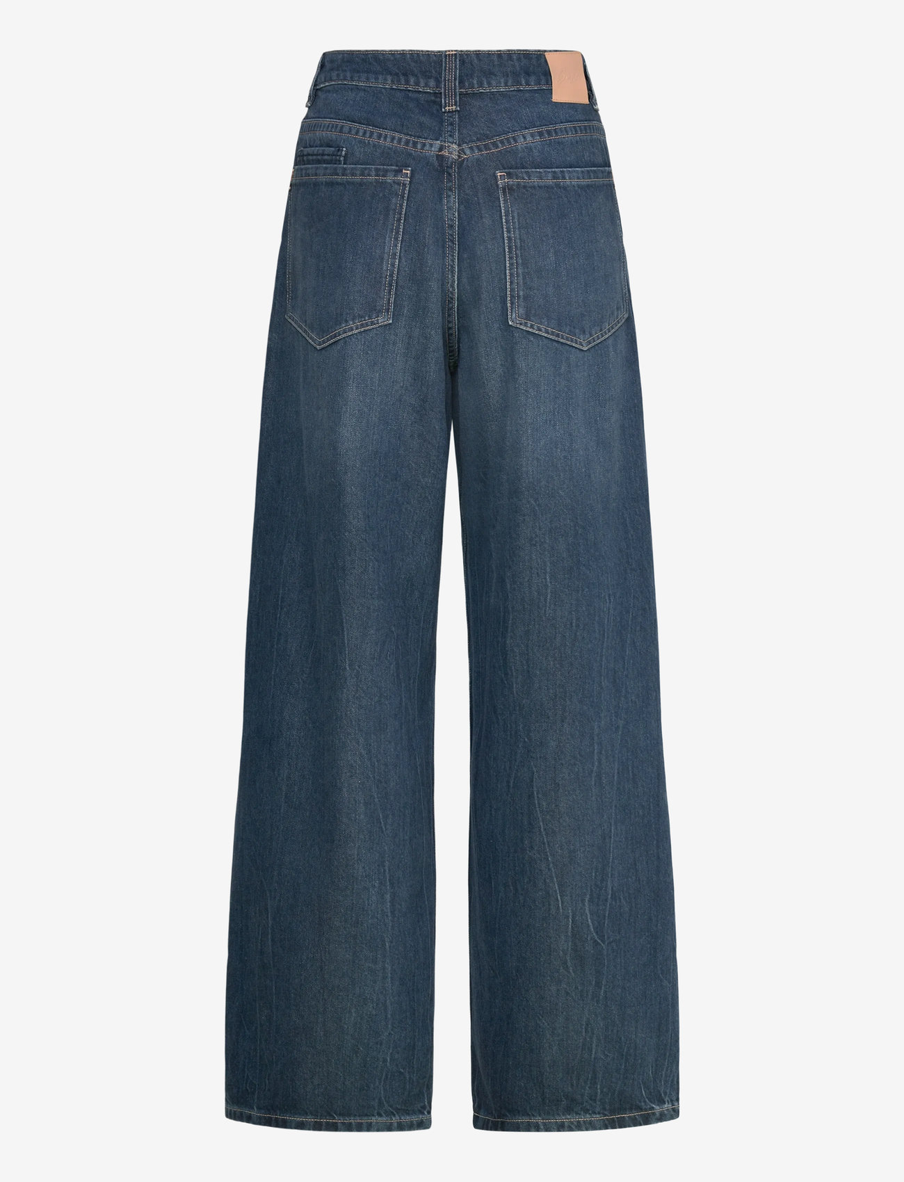 BOSS - C_SLOUCHY PLTD MR - leveälahkeiset farkut - green - 1