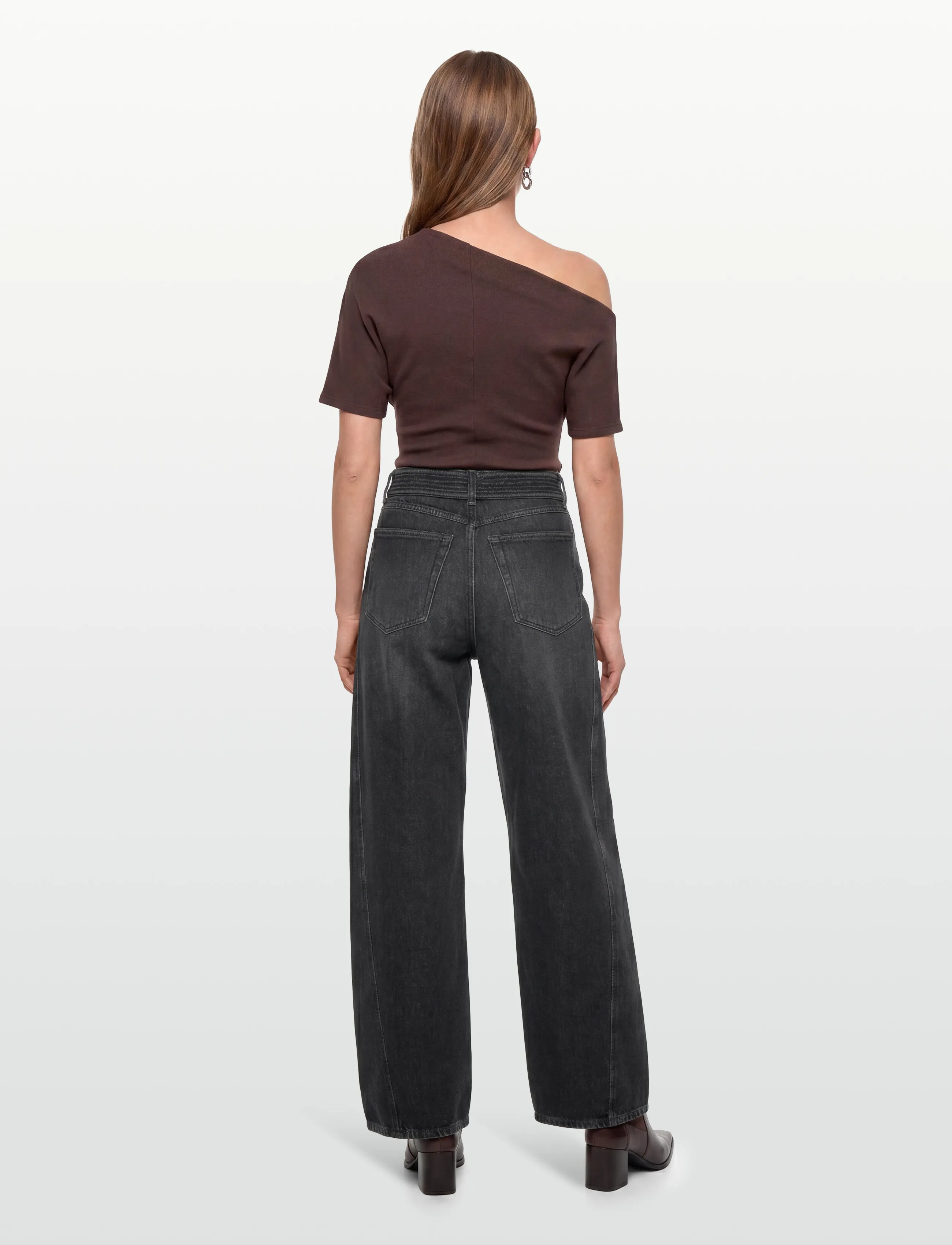 BOSS - C_BALOON HR BELT - vida jeans - black - 4