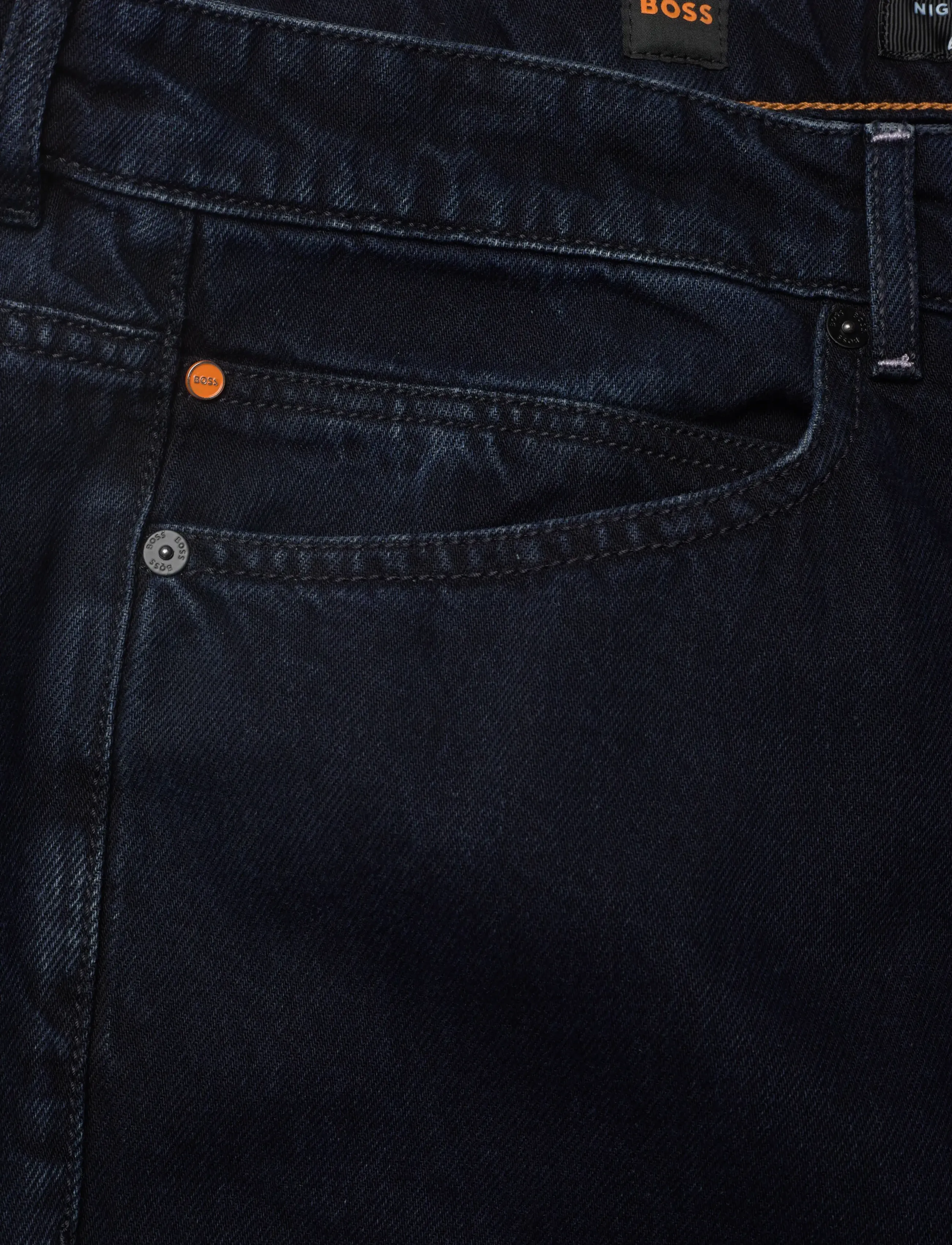 BOSS - C_MARLENE HR 8.0 - brede jeans - dark blue - 2