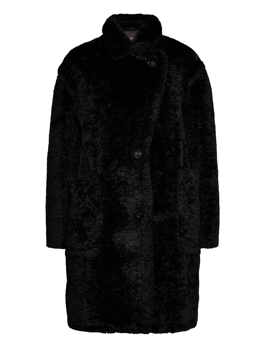 BOSS - C_Catedy - dirbtiniai kailiniai - black - 2