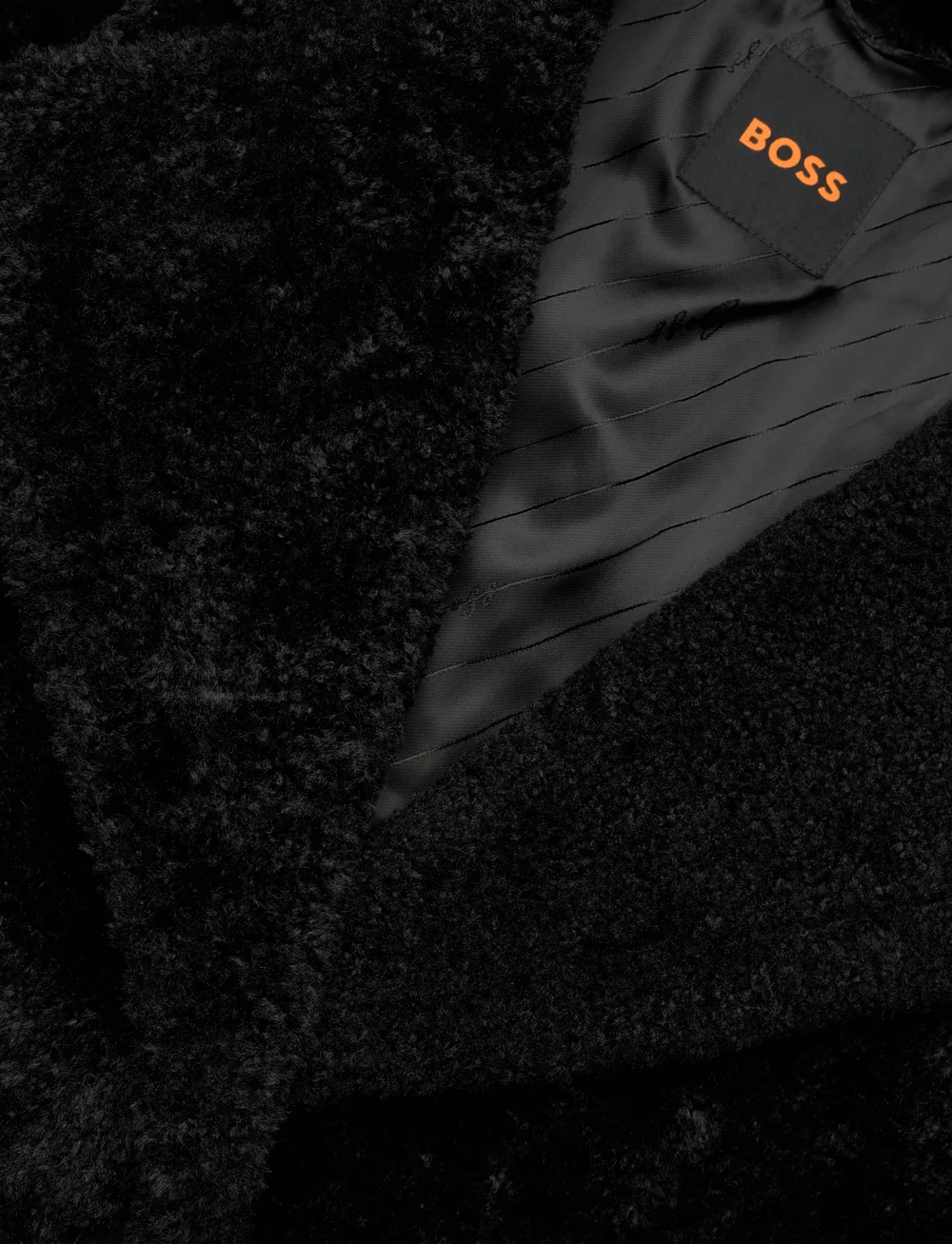 BOSS - C_Catedy - fuskpäls - black - 3