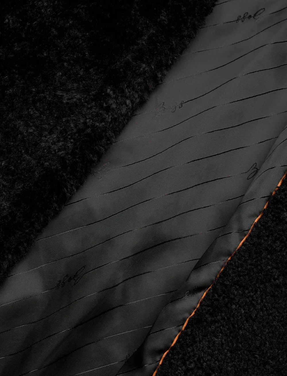 BOSS - C_Catedy - fuskpäls - black - 5