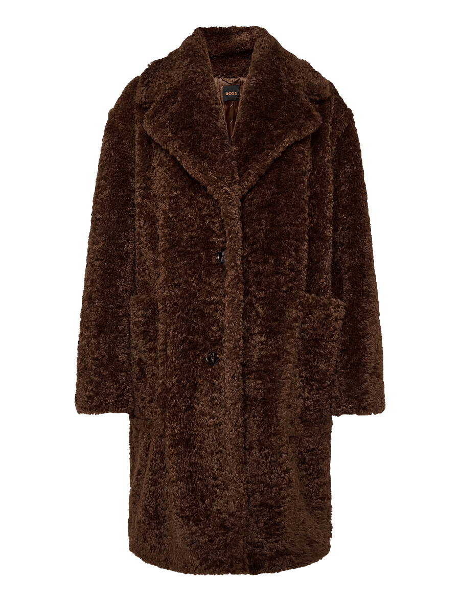 BOSS - C_Catedy - faux fur - medium brown - 0