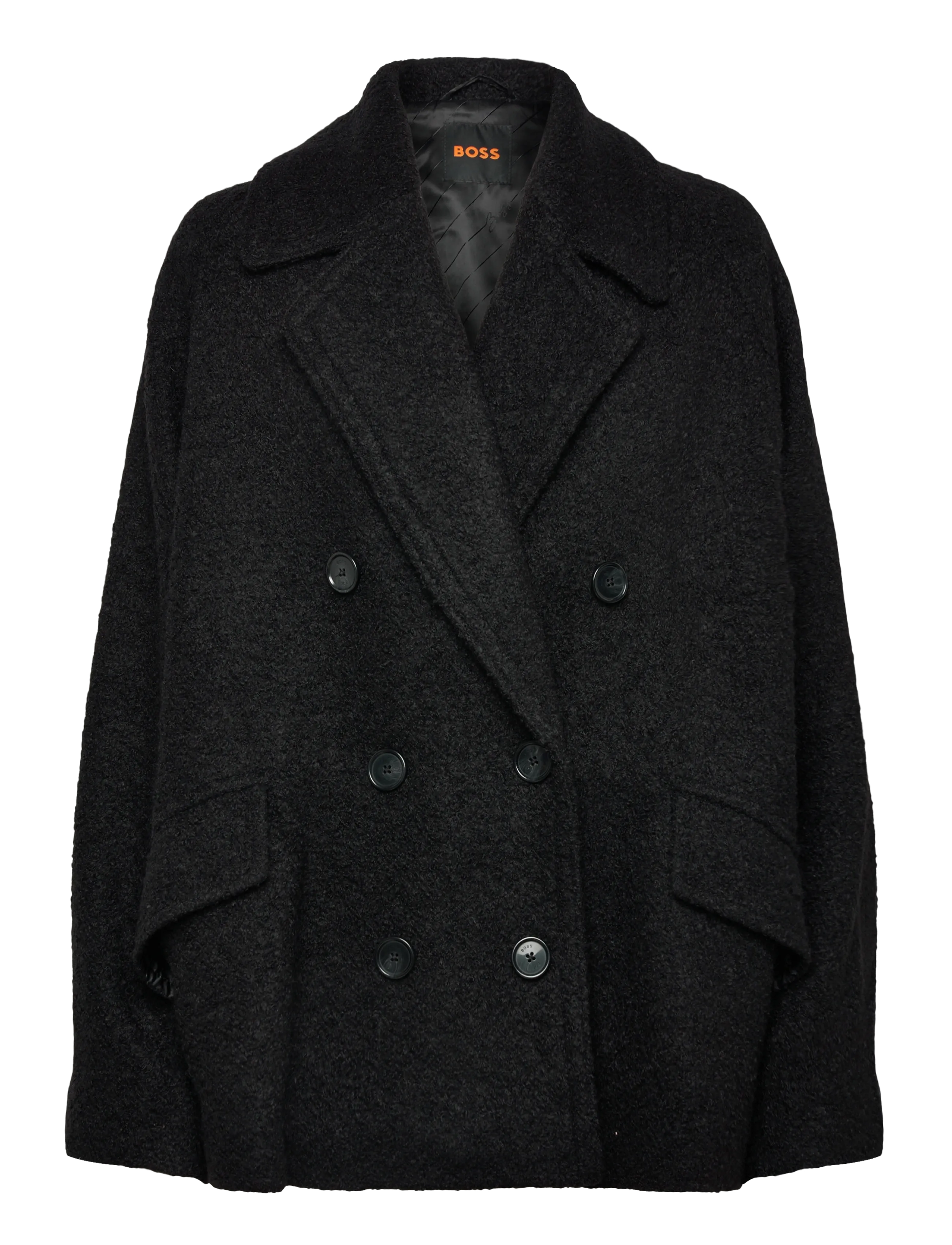 BOSS C_Cabani, 44, Coats, Schwarz - Wool Frauen