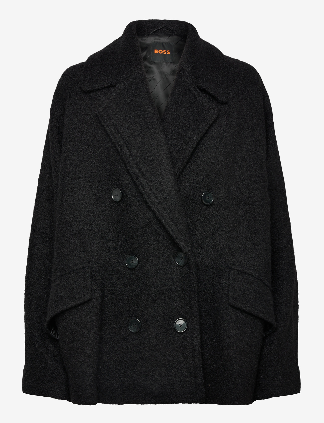 BOSS - C_Cabani - wool coats - black - 0