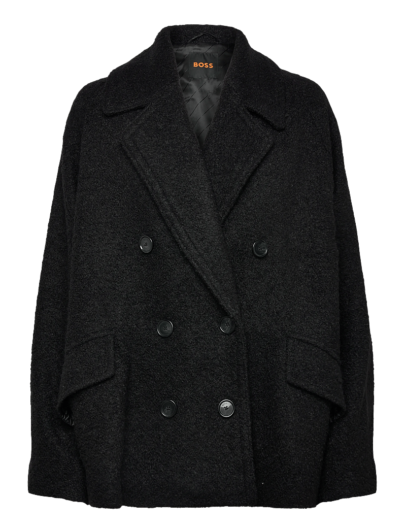 BOSS - C_Cabani - wool coats - black - 0