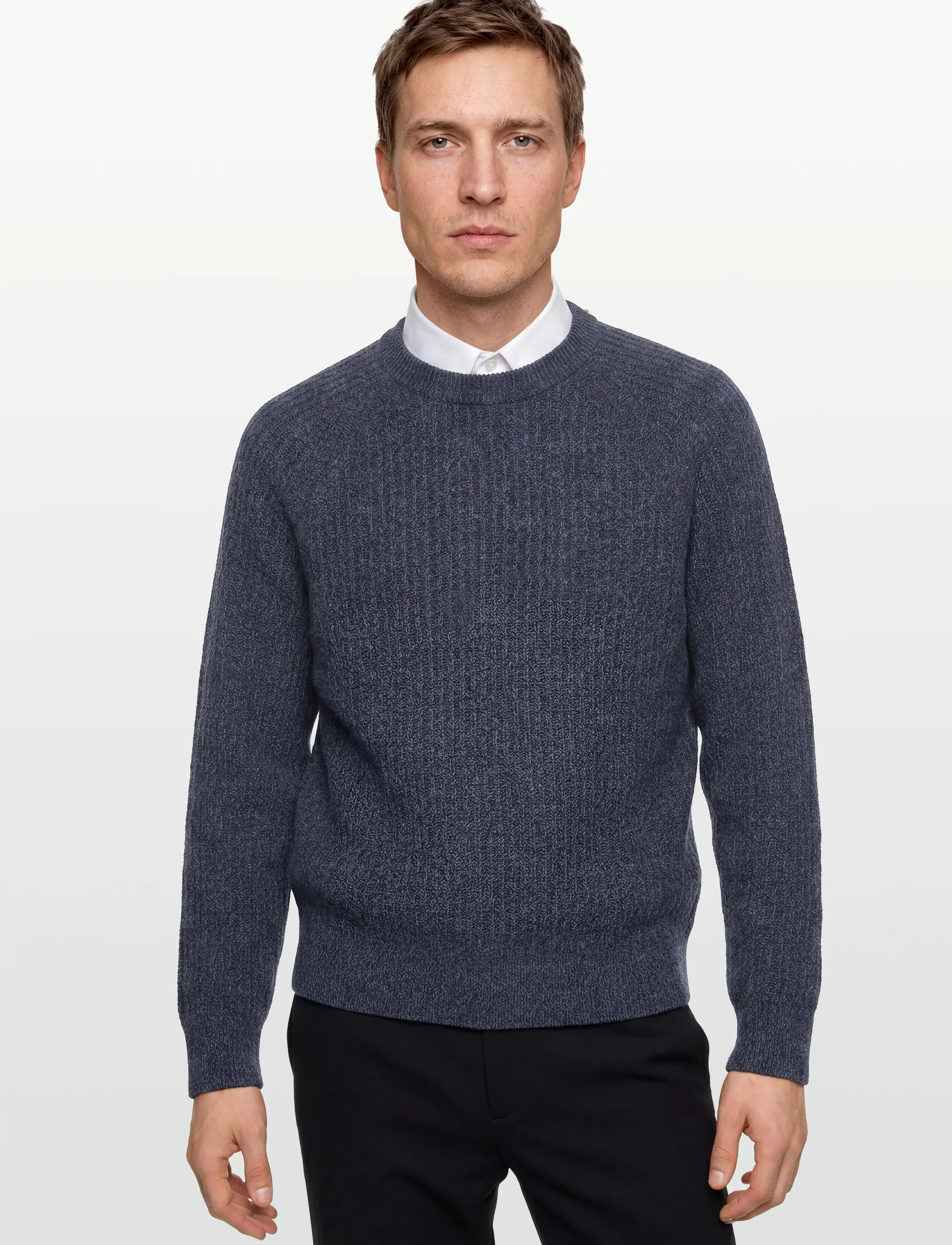 BOSS - Klacier - rundhals - open blue - 3