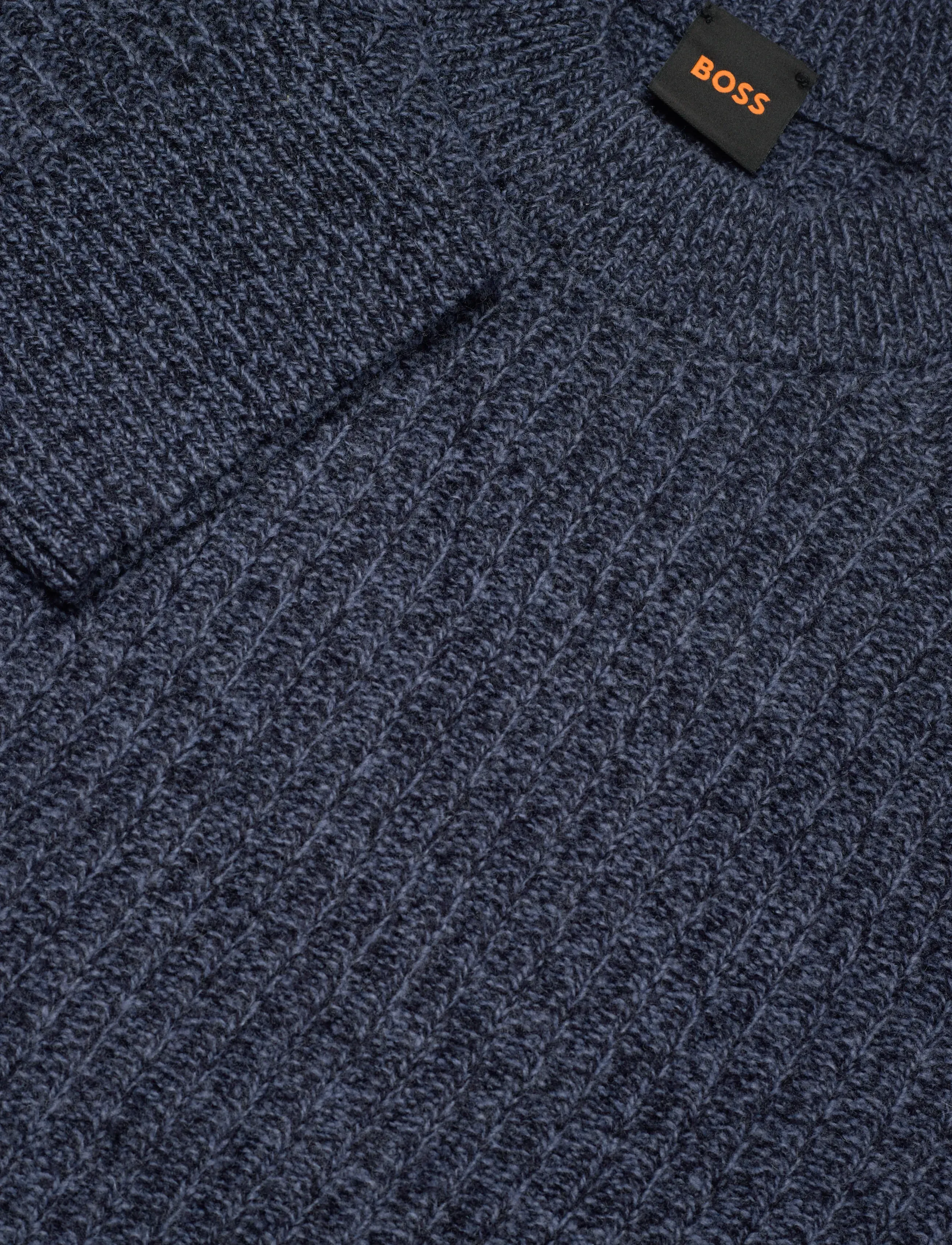 BOSS - Klacier - basic-strickmode - open blue - 2