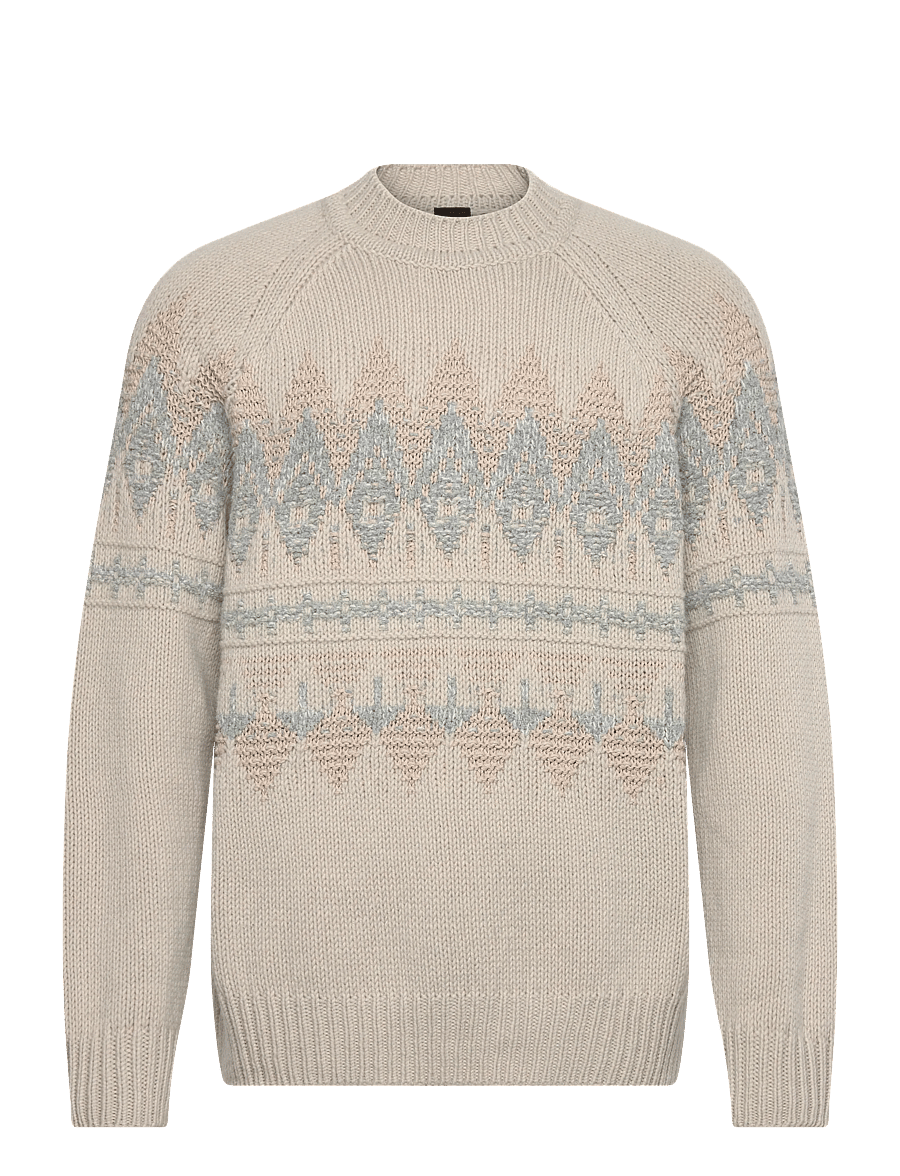 BOSS - Karombo - rundhals - light beige - 0