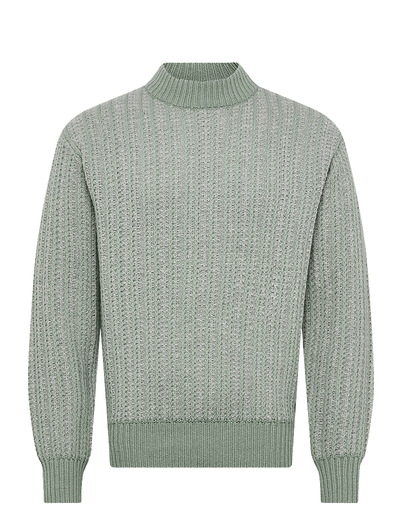 BOSS - Korth - rollkragen - open green - 0