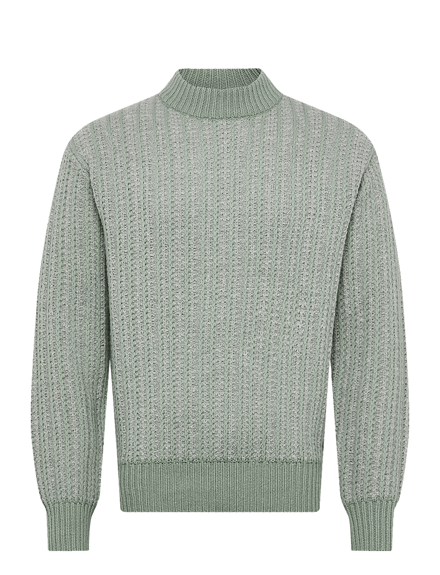 BOSS - Korth - rollkragen - open green - 0