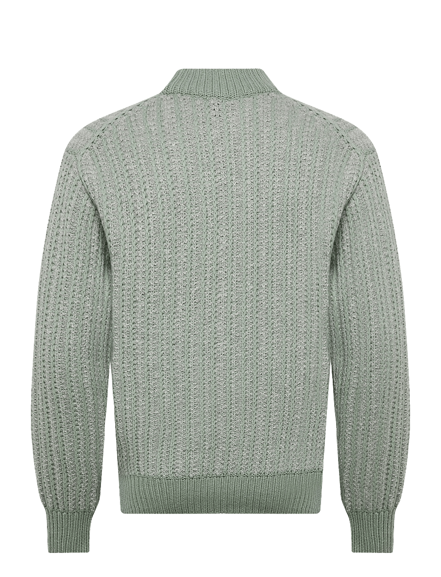 BOSS - Korth - rollkragen - open green - 1