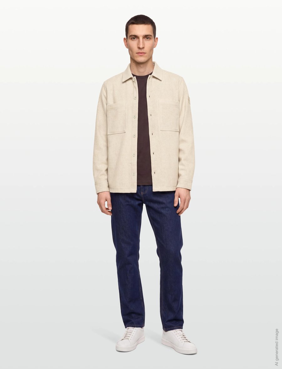 BOSS - Locky_2_M - casual skjorter - light beige - 0