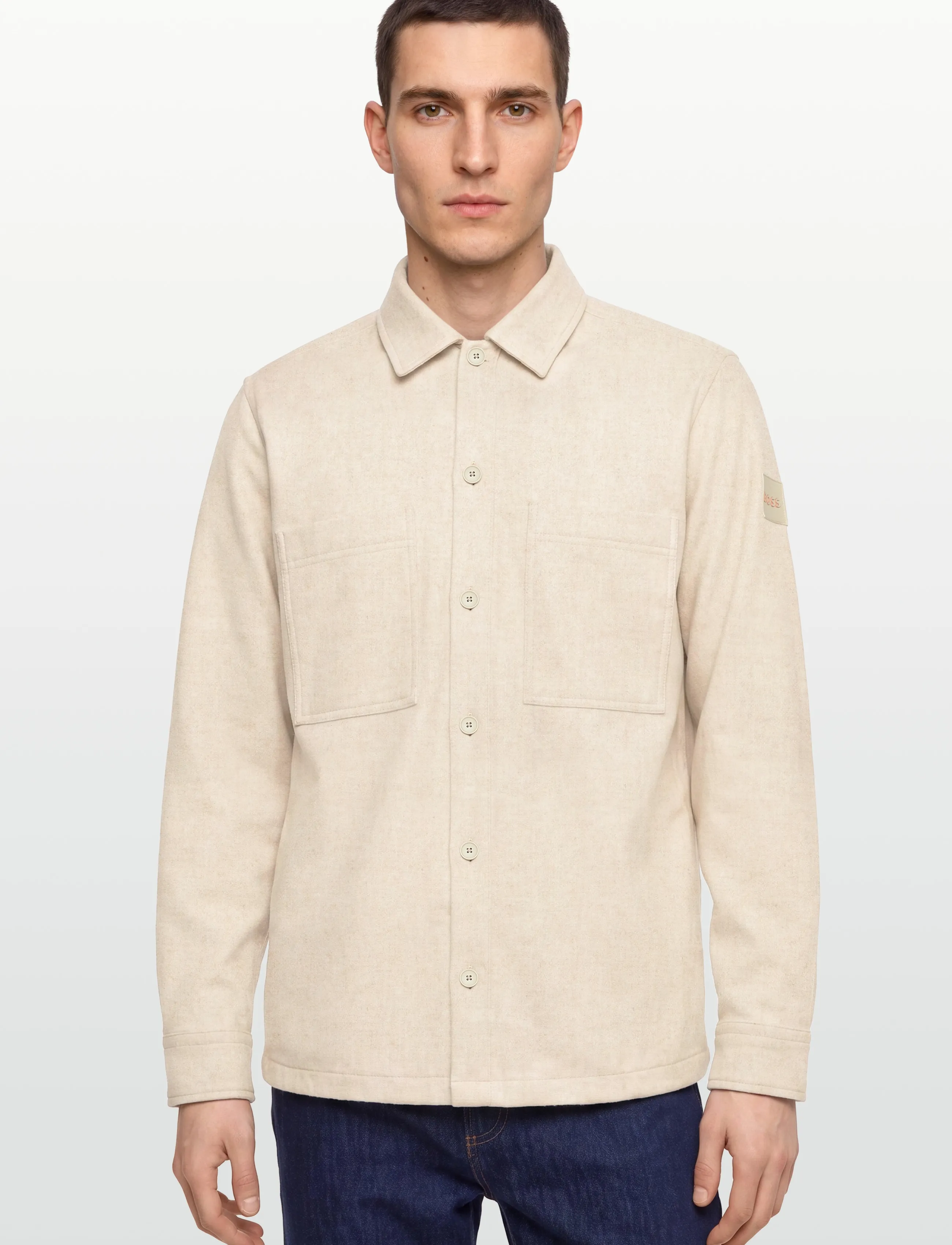BOSS - Locky_2_M - casual skjorter - light beige - 3