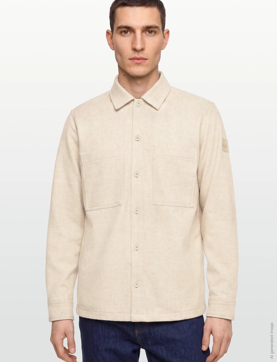 BOSS - Locky_2_M - casual skjorter - light beige - 3
